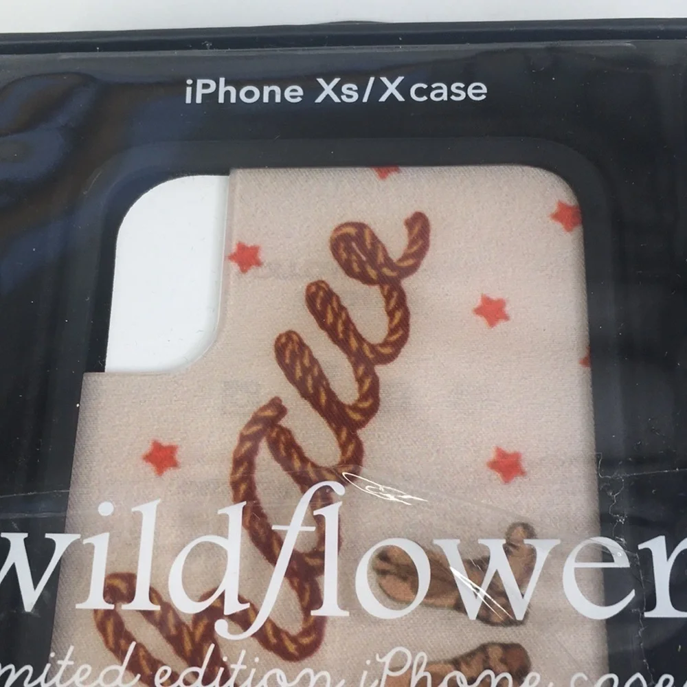 New Wildflower iPhone case Xs/X Yeehaw Cowboy Botts Stars